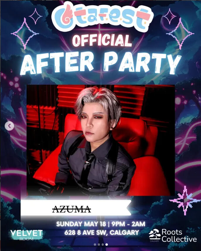 2025 Official Otafest Afterparty by Roots Collective - Featured Cosplayer