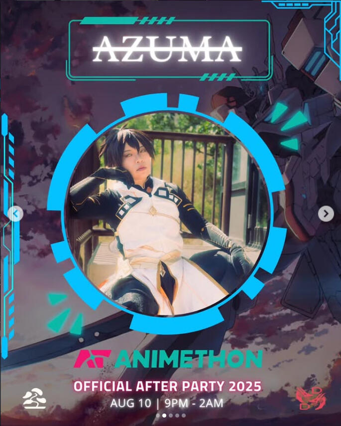 2025 Official Animethon Afterparty by Roots Collective - Featured Cosplayer
